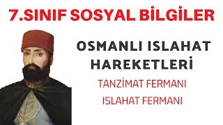 7SINIF OSMANLI ISLAHAT HAREKETLERİ [upl. by Dlanor369]