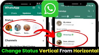 How To Change WhatsApp Status Horizontal To Vertical  WhatsApp Status Vertical Kaise Kare 2024 [upl. by Harrow961]