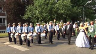 Schützenfest in Grevenbroich  Südstadt 2017 Regimentsabnahme 20Juni 2017 [upl. by Ahsyat4]