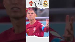 Portugal vs Real Madrid World Cup 2026 Ronaldo vs Ronaldo but who is the legend ronaldo sports [upl. by Airdnas323]