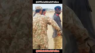 Police training from Army personnel OFFICIALSINDHPOLICE sindhpolice police [upl. by Lorianna]