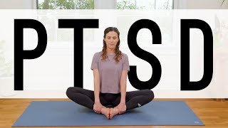 Yoga For Post Traumatic Stress  45Minute Yoga for PTSD [upl. by Johnnie]