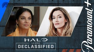 Halo The Series Declassified T2 E3  Charla con Natascha McElhone  Paramount  Latinoamérica [upl. by Kyriako]