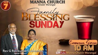 Manna Church Warangal  Sunday Service 07022021 [upl. by Lovato947]