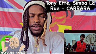 Tony Effe Simba La Rue  CARRARA  AMERICAN REACTION VIDEO 😳 [upl. by Seligmann]