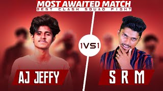 AJ JEFFY VS SRM GAMING 1VS1 HARDEST CS BATTLE [upl. by Gino]