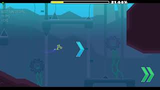 Completing Water Gauntlet ESPENG Level Request  Geometry Dash [upl. by Modeerf973]