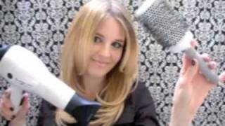 How to round brush hair [upl. by Nicole]