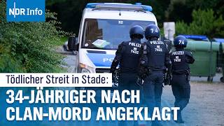 Mordprozess in Stade gestartet Rivalisierende Clans Miri und ElZein in Niedersachsen  NDR Info [upl. by Marcela]