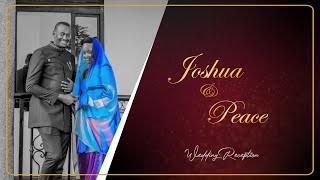 Joshua Weds Peace Reception [upl. by Dyna108]