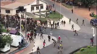 KNUST University Hall Katanga clashes with Continental Hall Conti Power [upl. by Anayia]