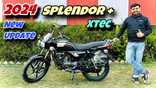 All New Hero Splendor Plus Xtec  Price Mileage Full Review  splendor new model 2024 [upl. by Rhynd]