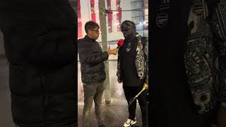 Kelechi AFTV Arsenal 20 PSG reaction fyp foryou tiktok shorts football viralvideo [upl. by Limay505]