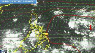 OCTOBER 19 2024  4PM  SURFACE WIND IR ANIMATION [upl. by Layod]