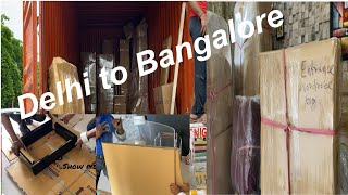 Movers amp Packers Review  Shifting from Delhi to Bangalore  Packing amp Unpacking household stuffs [upl. by Leftwich672]