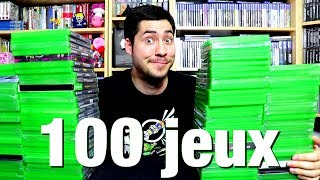 MA COLLECTION DE 100 JEUX XBOX ONE [upl. by Honan645]