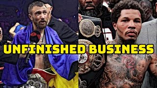 GERVONTA DAVIS VS VASYL LOMACHENKO HAVE UNFINISHED BUSINESS STILL A GREAT FIGHT [upl. by Aohsoj671]