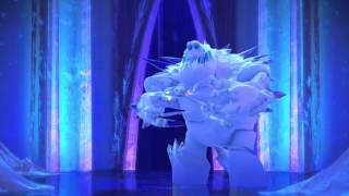 Frozen End of Credits Scene HD  Marshmallow Snow Monster finds Elsas Crown [upl. by Nyrek]