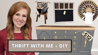 🏡 GOODWILL BINS HAUL • DECORATING FROM “THE OUTLET” • UPCYCLE [upl. by Garwin]