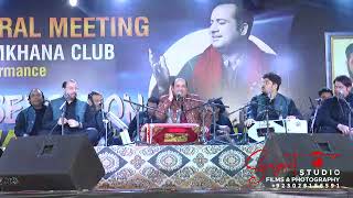 Mera Rashke Qamar  Rahat Fateh Ali Khan  Sargodha Gym Khana Club  Sangeet Studio [upl. by Lebar]