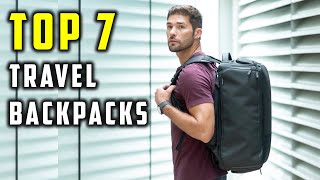 Top 7 Best Travel Backpack For Men 2023 [upl. by Lynd]