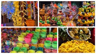 Diwali Shopping Vlog  Wholesale Market for Diya and Light  Jayanagar 4th Block [upl. by Nashoma]