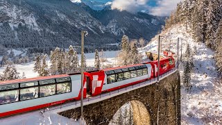 The Glacier Express Switzerland  Full Train Journey Series  Part 2  4k 60fps [upl. by Akemot27]