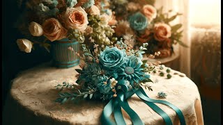 🌹 Rikyo 2 Rose Flower Wrist Corsage Boutonniere Set  Best Teal Corsage 🌷 [upl. by Zurciram749]