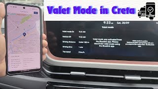 How to Use Valet Mode in Creta 2024  Valet Mode Kaise Use kre [upl. by Doro]