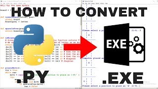 How to Convert any Python File to EXE [upl. by Rosella]