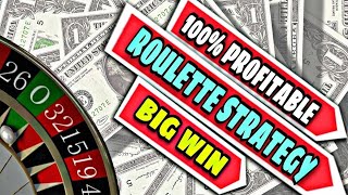 100 Profitable Roulette Martingale Strategy [upl. by Darsie]