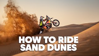 How To Ride Sand Dunes Like A Dakar Racer [upl. by Glenda]