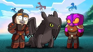 Minecraft Dragons  HOW TO TRAIN YOUR DRAGON [upl. by Almire]