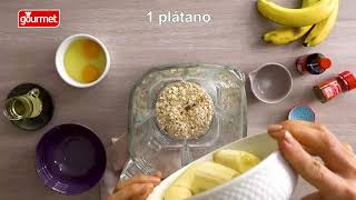 Receta de Panqueques de Avena y Plátano [upl. by Eneg]