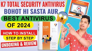 K7 Total Security Antivirus sirf ₹350 mein  Full Installation step by step  Indian Brand [upl. by Naji]