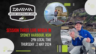 2024 Daiwa BREAM Australian Open  Day 3 LIVE Weigh In [upl. by Maurits]