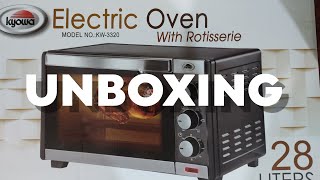 Unboxing Kyowa Electric Oven w Rotisserie 28L KW3330 [upl. by Teeter108]