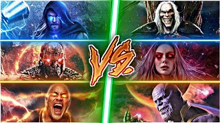 Rune King Thor Vs Knull Darkseid Vs Scarlett Witch Black Adam Vs Thanos  Ask Komician [upl. by Carrillo]