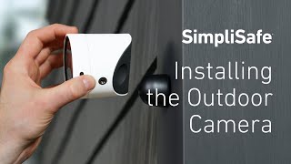 Installing Your SimpliSafe Wireless Outdoor Security Camera [upl. by Perreault]