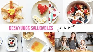 Desayunos Saludables Para Niños [upl. by Marceau]