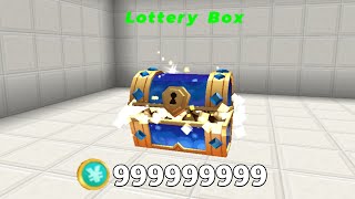 Making Money from Lottery Box in SkyBlock Blockman Go [upl. by Sorodoeht]