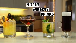 Four Easy Whiskey Drinks [upl. by Ipoillak]