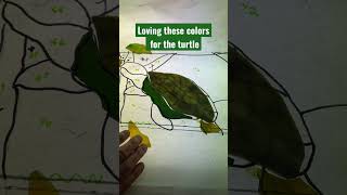 Making a Stained Glass Turtle [upl. by Eelir429]