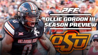 Ollie Gordon II Oklahoma State RB Season Preview  PFF CFB Show [upl. by Poppo578]