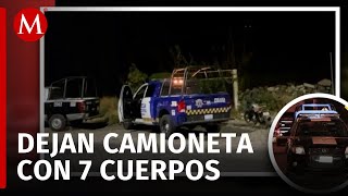 Hallan siete cuerpos en camioneta abandonada en Salvatierra Guanajuato estaban en bolsas negras [upl. by Michaella]