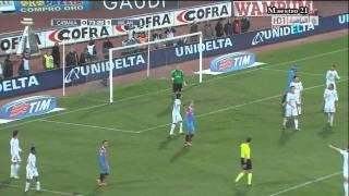 HD Highlights Catania 02 AC Milan  29012011 [upl. by Halil]