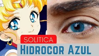 Solotica Hidrocor Azul  Blue Contacts Review [upl. by Erma57]