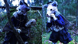 How to Craft a Spooky Halloween Wolf Art Doll Costume Sculpted Skull amp Outfit DIY Project [upl. by Ignatia]