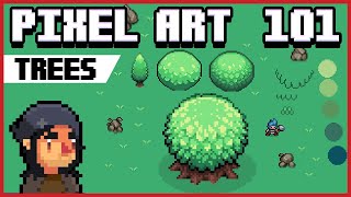 Pixel Art 101 Trees [upl. by Aibar]