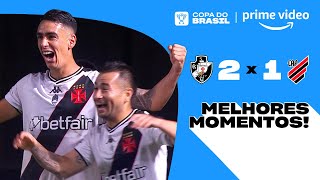 VASCO 2 X 1 ATHLETICOPR  MELHORES MOMENTOS  QUARTAS DE FINAL DA COPA DO BRASIL 2024 [upl. by Yelyah]